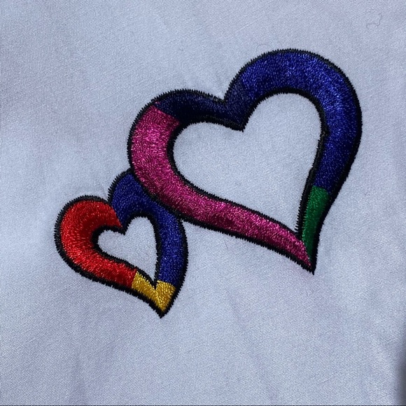 Escada VINTAGE Heart โค๏ธ Button Up Shirt - Picture 7 of 14